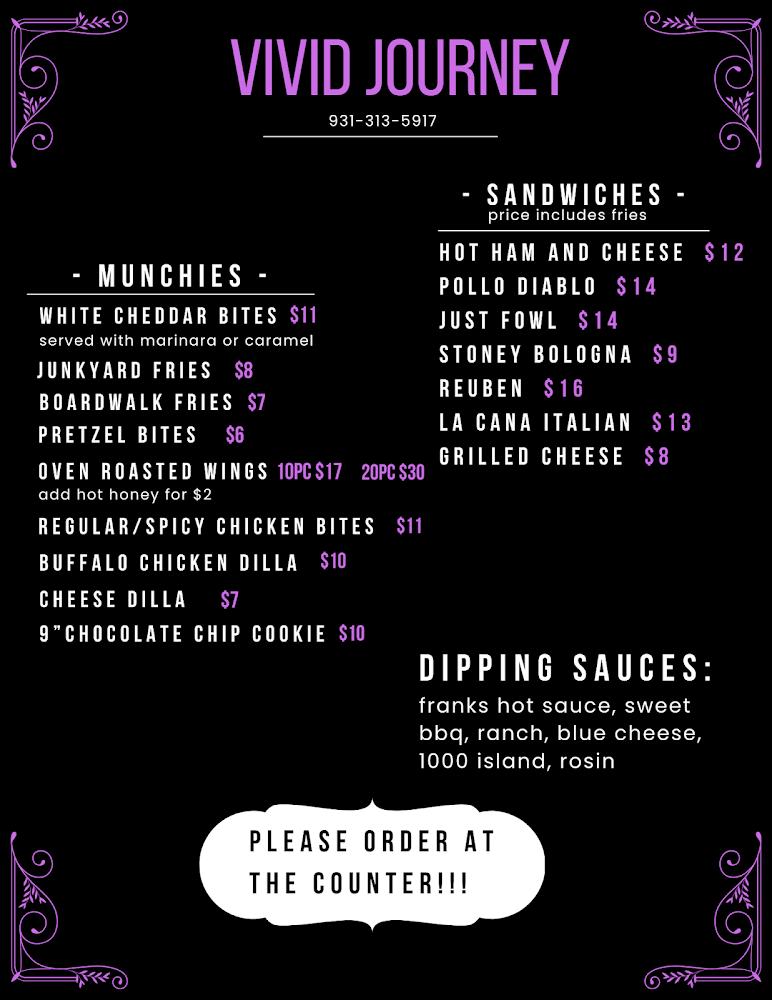 Vivid Journey Menu image 2