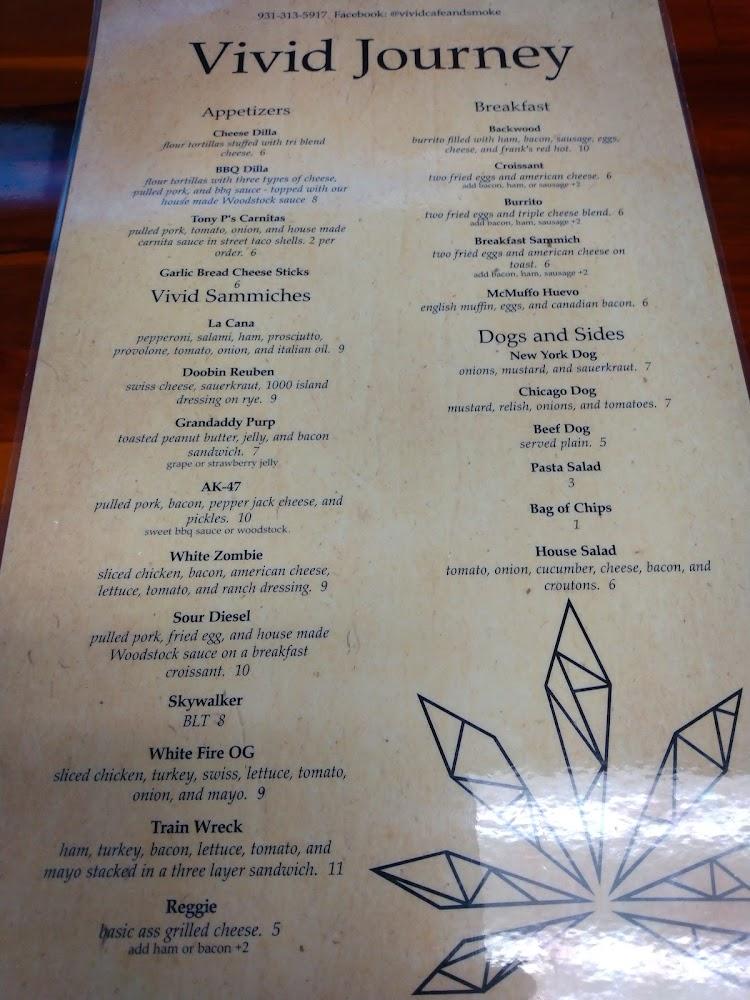 Vivid Journey Menu image 4